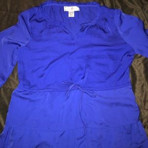 2/$20 Blue blouse size SMALL new wo tags